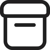 Storage data icon symbol image for database illustration vector