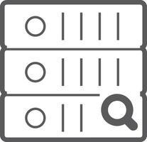 Storage data icon symbol image for database illustration vector