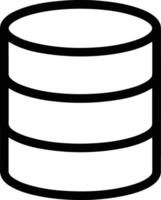 Storage data icon symbol image for database illustration vector