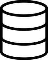 Storage data icon symbol image for database illustration vector