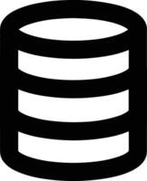 Storage data icon symbol image for database illustration vector