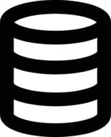 Storage data icon symbol image for database illustration vector