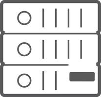 Storage data icon symbol image for database illustration vector