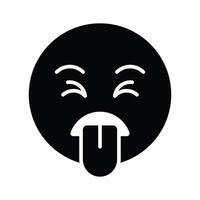 Disgusted emoji design, customizable unique vector