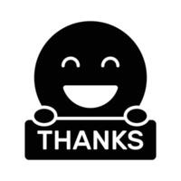 Grab this carefully crafted icon of thanks emoji, ready for premium use vector