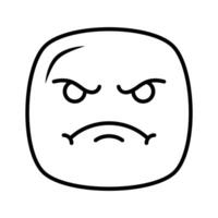 Have a look at this amazing icon of angry emoji, premium vector