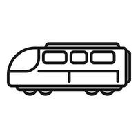 City transit electric icon outline . View move platform vector