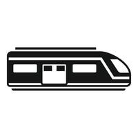 moderno tren icono sencillo . alto velocidad vector