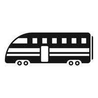 ecología tren icono sencillo . alto velocidad moverse vector