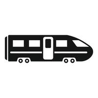 Classic speed train icon simple . Modern locomotive vector