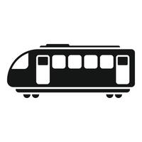 View modern tram icon simple . High speed move vector