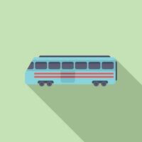 bala moverse tren icono plano . alto velocidad vector