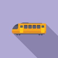 View modern tram icon flat . High speed move vector