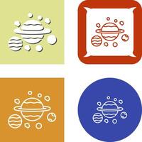 Planets Icon Design vector