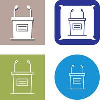 Debate Icon Design vector