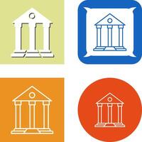 Parthenon Icon Design vector