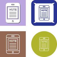 Vote Icon Design vector