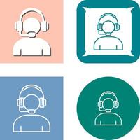 Helpline Icon Design vector