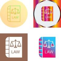 Law and Order Icon Design vector