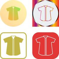 Check Shirt Icon Design vector