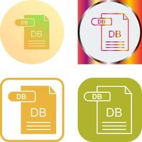 DB Icon Design vector