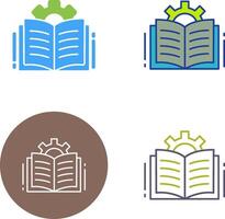 Open Book Icon Design vector