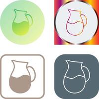 Milk Jug Icon Design vector