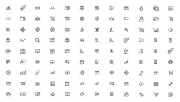 Search Engine Optimization - SEO thin line and marketing icons set. Web Development and Optimization icons. vector