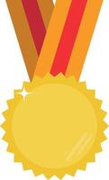 Gold medal with room for your text or image vector