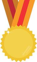 Gold medal with room for your text or image vector