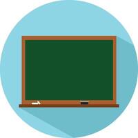 Icon of a blackboard in flat style. illustration. School concept. vector