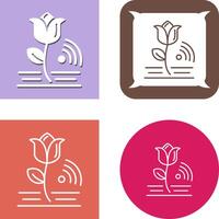 Flowers Icon Design vector