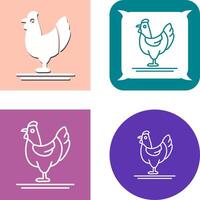 Poultry Icon Design vector