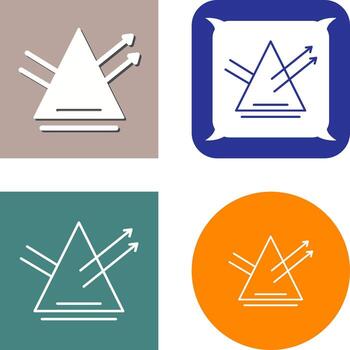 reflexión icono diseño vector