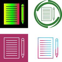 escribir realimentación icono diseño vector