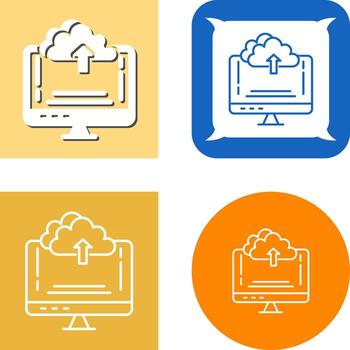 Upload Icon Design vector
