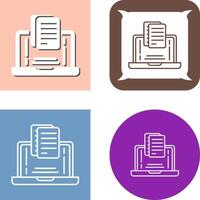 Document Icon Design vector