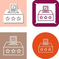 Ballot Icon Design vector