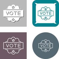 Vote Icon Design vector