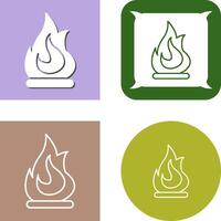 Fire Icon Design vector