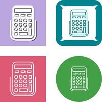 diseño de icono de calculadora vector