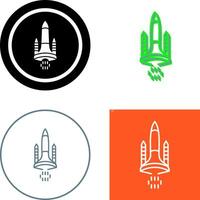 Space Shuttle Icon Design vector