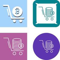 Trolley Icon Design vector