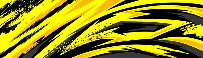 Abstract Car decal design . Graphic abstract stripe racing background kit designs for wrap vehicle, race car, rally, adventure and livery vector