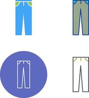 diseño de icono de pantalones vector