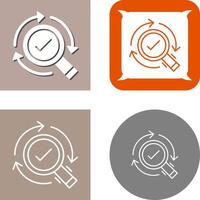 Research Icon Design vector
