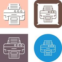 Printer Icon Design vector