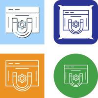 Magnet Icon Design vector