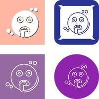 Drooling Icon Design vector