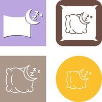 diseño de icono de almohada vector